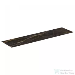   Ideal Standard CONCA 200x50,5x0,6 cm-es kerámia pult bútorra,kivágás nélkül,Black desire marble T4204DG