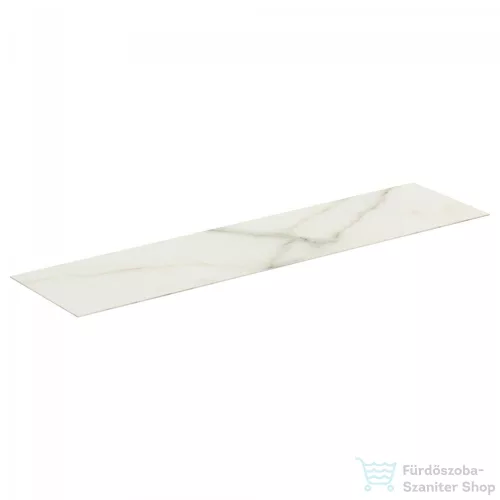 Ideal Standard CONCA 200x50,5x0,6 cm-es kerámia pult bútorra,kivágás nélkül,Calacatta marble T4204DH