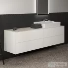 Ideal Standard CONCA 200x50,5x0,6 cm-es kerámia pult bútorra,kivágás nélkül,Calacatta marble T4204DH