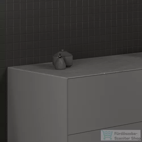 Ideal Standard CONCA 200x50,5x0,6 cm-es kerámia pult bútorra,kivágás nélkül,Grey stone T4204DI