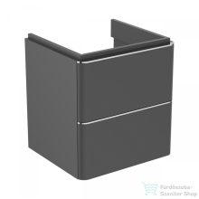   Ideal Standard ADAPTO 47x41,7 cm-es 2 fiókos szekrény mosdó nélkül,Matt antracit T4299Y2