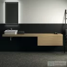 Ideal Standard CONCA 240x50,5x8 cm-es pult bútorra,kivágás nélkül,LIght oak T4342Y6