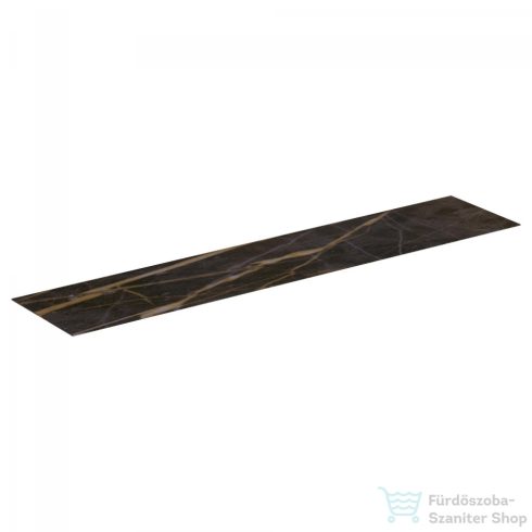 Ideal Standard CONCA 238,5x50,5x0,6 cm-es kerámia pult bútorra,kivágás nélkül,Black desire marble T4343DG