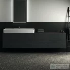 Ideal Standard CONCA 238,5x50,5x0,6 cm-es kerámia pult bútorra,kivágás nélkül,Black desire marble T4343DG