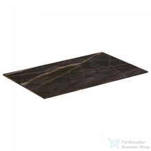   Ideal Standard CONCA 60x37,3x0,6 cm-es kerámia pult bútorra,kivágás nélkül,Black desire marble T4344DG