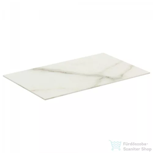 Ideal Standard CONCA 60x37,3x0,6 cm-es kerámia pult bútorra,kivágás nélkül,Calacatta marble T4344DH