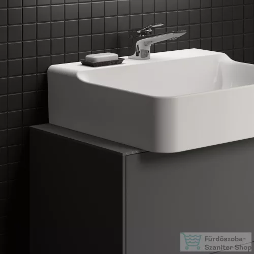 Ideal Standard CONCA 60x37,3x0,6 cm-es kerámia pult bútorra,kivágás nélkül,Grey stone T4344DI