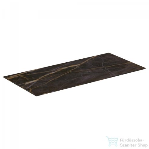 Ideal Standard CONCA 80x37,3x0,6 cm-es kerámia pult bútorra,kivágás nélkül,Black desire marble T4345DG