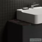 Ideal Standard CONCA 80x37,3x0,6 cm-es kerámia pult bútorra,kivágás nélkül,Black desire marble T4345DG