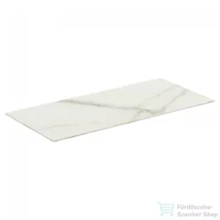   Ideal Standard CONCA 80x37,3x0,6 cm-es kerámia pult bútorra,kivágás nélkül,Calacatta marble T4345DH