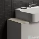 Ideal Standard CONCA 80x37,3x0,6 cm-es kerámia pult bútorra,kivágás nélkül,Calacatta marble T4345DH