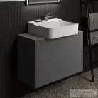 Ideal Standard CONCA 80x37,3x0,6 cm-es kerámia pult bútorra,kivágás nélkül,Grey stone T4345DI