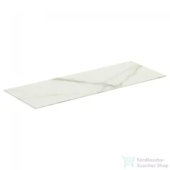   Ideal Standard CONCA 100x37,3x0,6 cm-es kerámia pult bútorra,kivágás nélkül,Calacatta marble T4346DH
