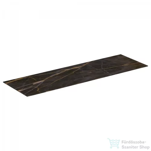Ideal Standard CONCA 120x37,3x0,6 cm-es kerámia pult bútorra,kivágás nélkül,Black desire marble T4347DG