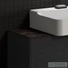 Ideal Standard CONCA 120x37,3x0,6 cm-es kerámia pult bútorra,kivágás nélkül,Black desire marble T4347DG