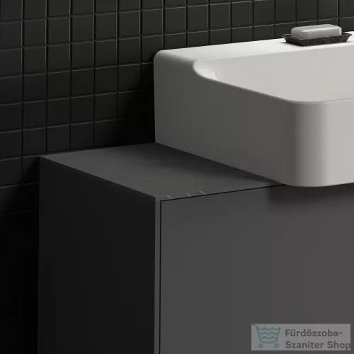 Ideal Standard CONCA 120x37,3x0,6 cm-es kerámia pult bútorra,kivágás nélkül,Grey stone T4347DI