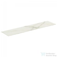   Ideal Standard CONCA 158,5x37,3x0,6 cm-es kerámia pult bútorra,kivágás nélkül,Calacatta marble T4348DH