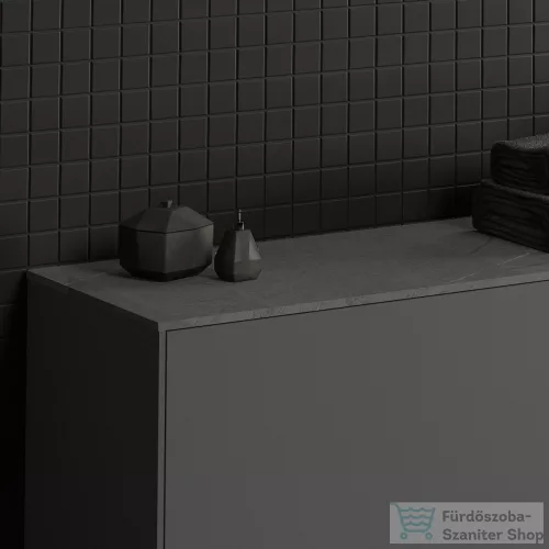 Ideal Standard CONCA 158,5x37,3x0,6 cm-es kerámia pult bútorra,kivágás nélkül,Grey stone T4348DI