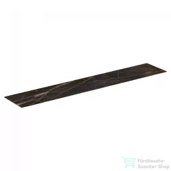   Ideal Standard CONCA 198,5x37,3x0,6 cm-es kerámia pult bútorra,kivágás nélkül,Black desire marble T4349DG