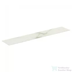   Ideal Standard CONCA 198,5x37,3x0,6 cm-es kerámia pult bútorra,kivágás nélkül,Calacatta marble T4349DH