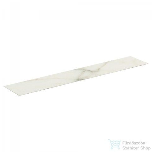 Ideal Standard CONCA 198,5x37,3x0,6 cm-es kerámia pult bútorra,kivágás nélkül,Calacatta marble T4349DH