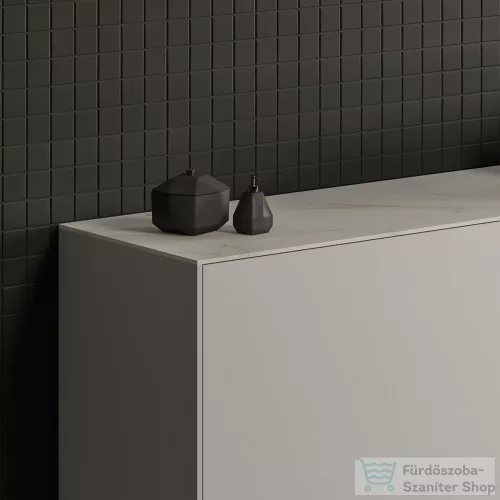 Ideal Standard CONCA 198,5x37,3x0,6 cm-es kerámia pult bútorra,kivágás nélkül,Calacatta marble T4349DH