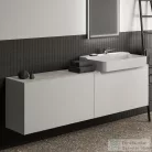 Ideal Standard CONCA 198,5x37,3x0,6 cm-es kerámia pult bútorra,kivágás nélkül,Calacatta marble T4349DH