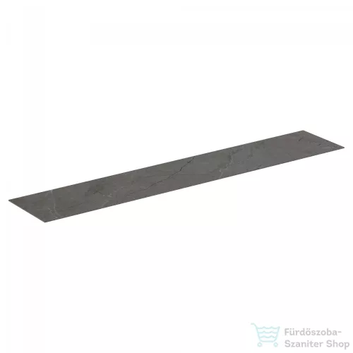 Ideal Standard CONCA 198,5x37,3x0,6 cm-es kerámia pult bútorra,kivágás nélkül,Grey stone T4349DI