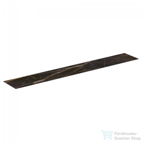 Ideal Standard CONCA 238,5x37,3x0,6 cm-es kerámia pult bútorra,kivágás nélkül,Black desire marble T4350DG