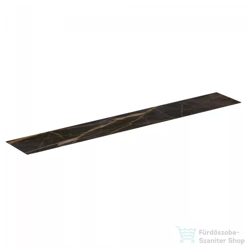 Ideal Standard CONCA 238,5x37,3x0,6 cm-es kerámia pult bútorra,kivágás nélkül,Black desire marble T4350DG