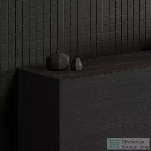 Ideal Standard CONCA 238,5x37,3x0,6 cm-es kerámia pult bútorra,kivágás nélkül,Black desire marble T4350DG