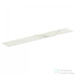   Ideal Standard CONCA 238,5x37,3x0,6 cm-es kerámia pult bútorra,kivágás nélkül,Calacatta marble T4350DH