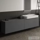 Ideal Standard CONCA 238,5x37,3x0,6 cm-es kerámia pult bútorra,kivágás nélkül,Grey stone T4350DI