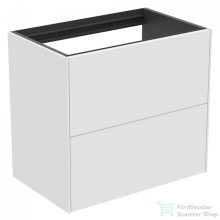   Ideal Standard CONCA 60x37,3 cm-es 2 fiókos fali szekrény mosdó és pult nélkül,matt fehér T4354Y1