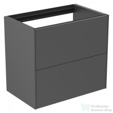   Ideal Standard CONCA 60x37,3 cm-es 2 fiókos fali szekrény mosdó és pult nélkül,matt antracit T4354Y2