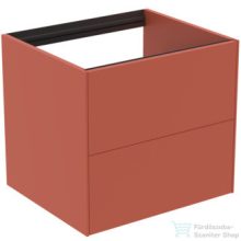   Ideal Standard CONCA 60x55 cm-es 2 fiókos fali szekrény mosdó és pult nélkül,Sunset matt T4355Y3