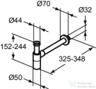 Ideal Standard MULTISUITE G1 1/4 mosdószifon,Brushed Gold T4441A2