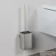 Ideal Standard CONCA SQUARED fali WC kefe tartó,Silver storm T4494GN