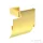 Ideal Standard CONCA SQUARED fali WC papír tartó,brushed gold T4496A2