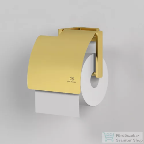 Ideal Standard CONCA SQUARED fali WC papír tartó,brushed gold T4496A2