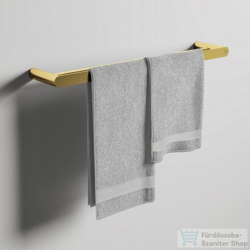 Ideal Standard CONCA ROUND 60 cm-es dupla törölközőtartó,brushed gold T4501A2