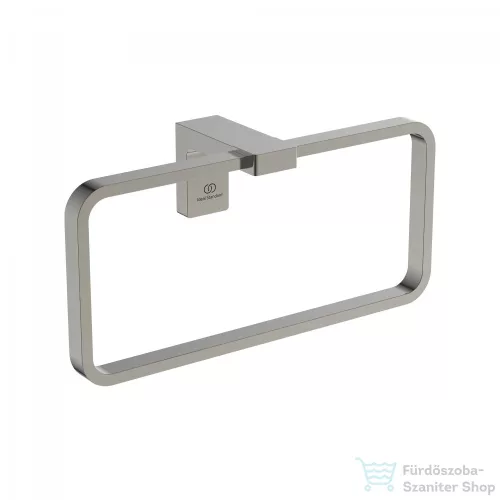 Ideal Standard CONCA SQUARED törölközőtartó gyűrű,Silver storm T4502GN