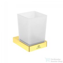   Ideal Standard CONCA SQUARED fali fogmosó pohár,brushed gold T4504A2
