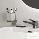 Ideal Standard CONCA SQUARED fali fogmosó pohár,magnetic grey T4504A5