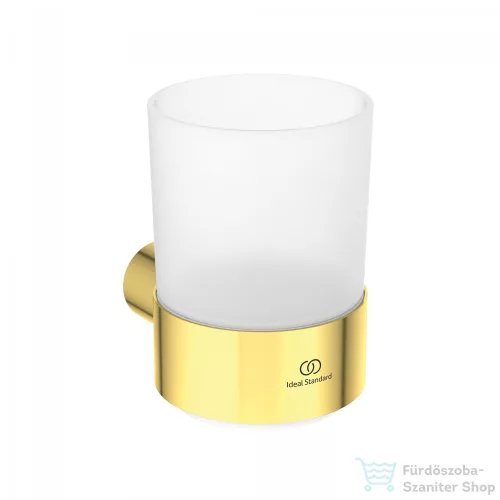 Ideal Standard CONCA ROUND fali fogmosó pohár,brushed gold T4505A2