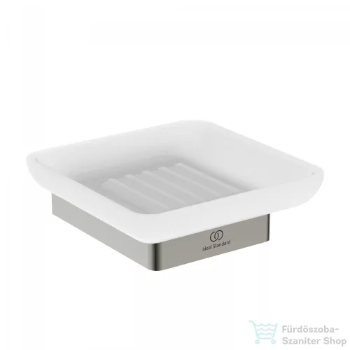 Ideal Standard CONCA SQUARED fali szappantartó,Silver storm T4508GN