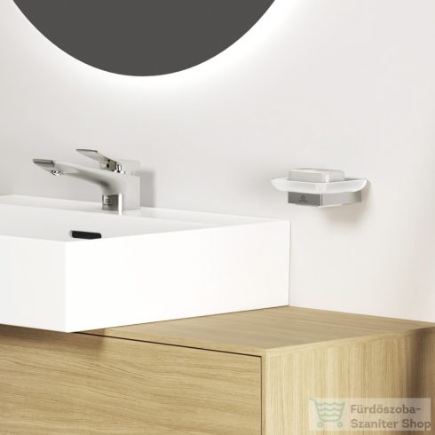 Ideal Standard CONCA SQUARED fali szappantartó,Silver storm T4508GN