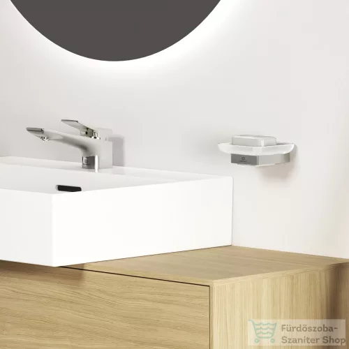 Ideal Standard CONCA SQUARED fali szappantartó,Silver storm T4508GN