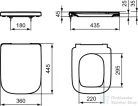 Ideal Standard I.LIFE A wc ülőke,fehér T453001