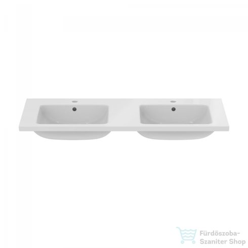 Ideal Standard I.Life B 121x51,5 cm-es falra/bútorra szerelhető kétmedencés mosdó,fehér T460201
